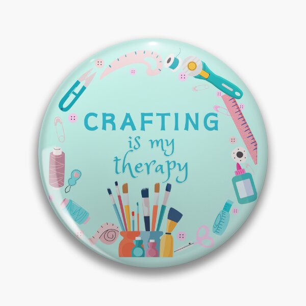 Item preview, Crafting is my therapy designed and sold by RoooDesigns.