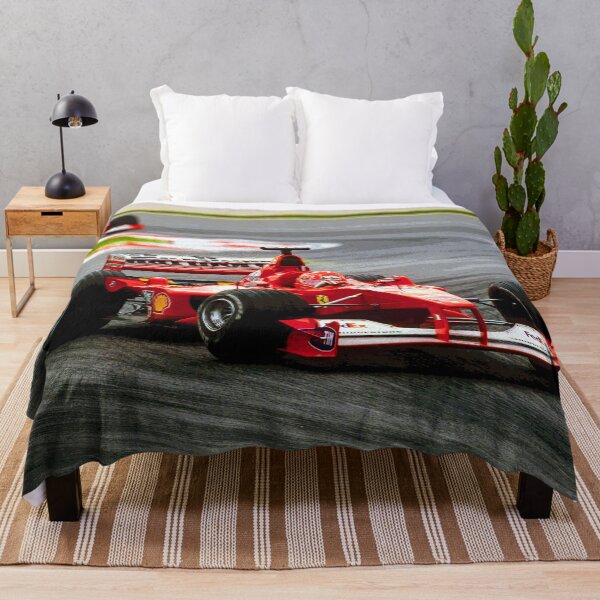Item preview, Michael Schumacher racing his 2000 F1-2000 racecar in front of his teammate Rubens Barrichello abstract designed and sold by Rodissimus1984.