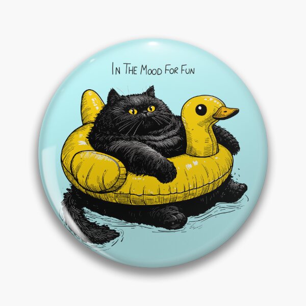 Item preview, In The Mood For Fun Cat designed and sold by KilkennyCat Art.