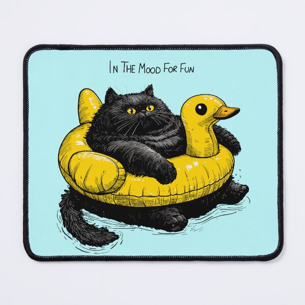 Item preview, In The Mood For Fun Cat designed and sold by KilkennyCat Art.