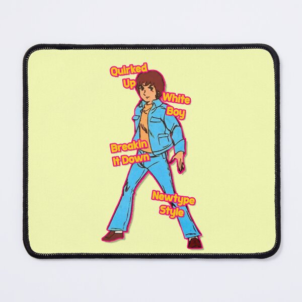 Item preview, Amuro Ray Gundam Quirked Up White Boy Retro Print Gift For Fujos  designed and sold by MadAnglerPress.