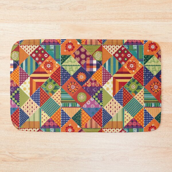 Item preview, patchwork pattern designed and sold by jkrphoto.