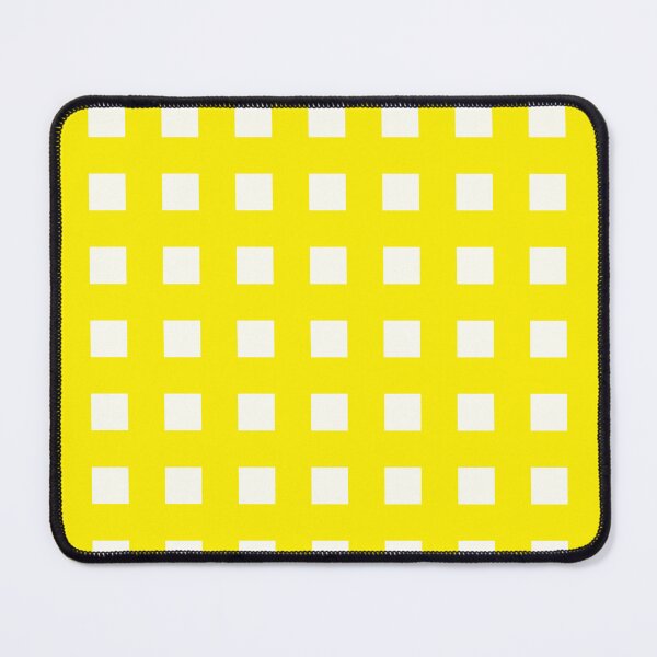Item preview, Bright Yellow Bold Grid Squares Minimal Pattern Design designed and sold by patternsoup.