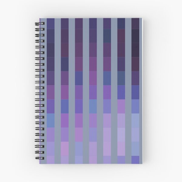 Item preview, Purple Gradient Tones Square Grid On Grey Backdrop designed and sold by Alchemy-A-La-G.
