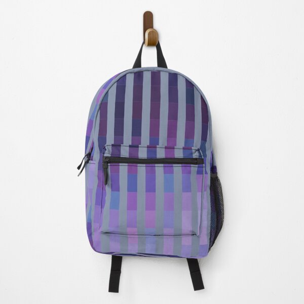 Item preview, Purple Gradient Tones Square Grid On Grey Backdrop designed and sold by Alchemy-A-La-G.