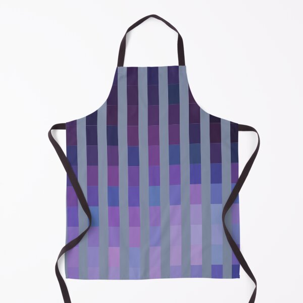 Item preview, Purple Gradient Tones Square Grid On Grey Backdrop designed and sold by Alchemy-A-La-G.
