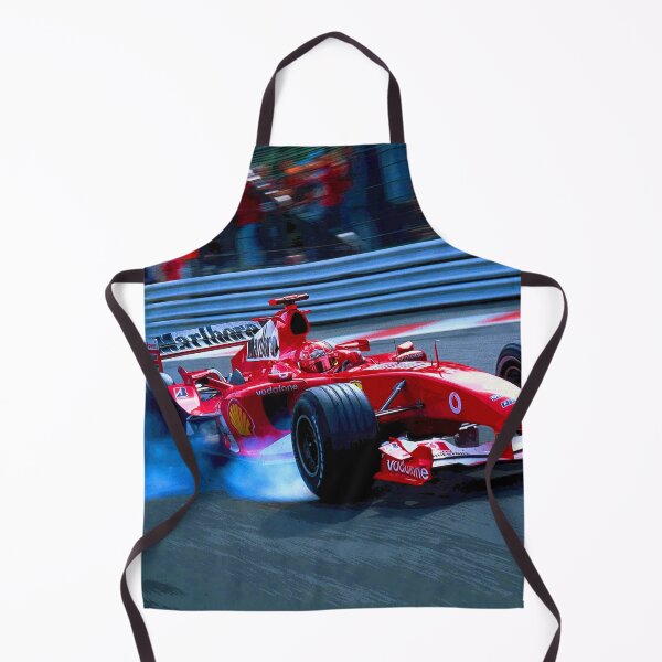 Item preview, Michael Schumacher going into a corner with his 2004 F1 car abstract designed and sold by Rodissimus1984.