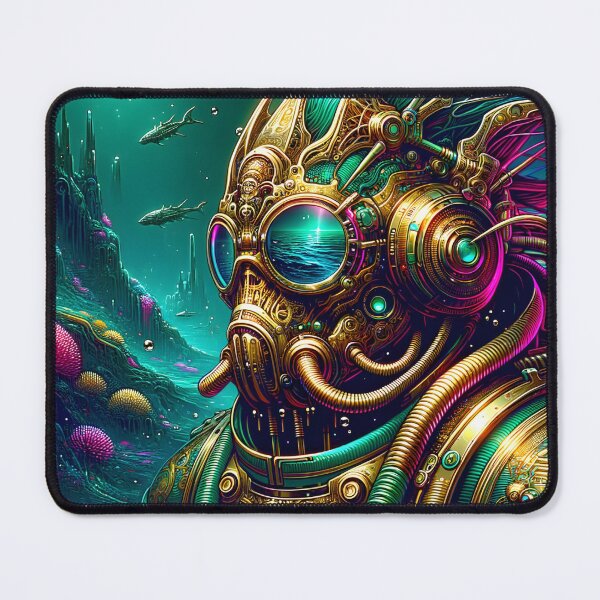 Item preview, Cyber Steampunk Scuba Diver designed and sold by Paradocksick.