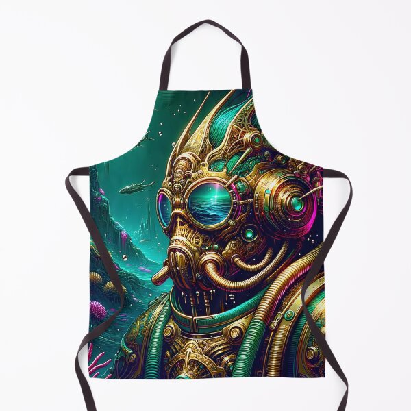 Item preview, Cyber Steampunk Scuba Diver designed and sold by Paradocksick.
