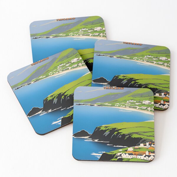 Item preview, Dingle Ireland Travel Poster designed and sold by ZionPosteria.
