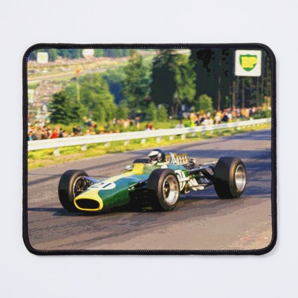 Item preview, Jim Clark racing his 1967 F1 racecar during the Belgian Grand Prix abstract designed and sold by Rodissimus1984.