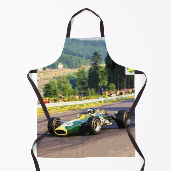 Item preview, Jim Clark racing his 1967 F1 racecar during the Belgian Grand Prix abstract designed and sold by Rodissimus1984.