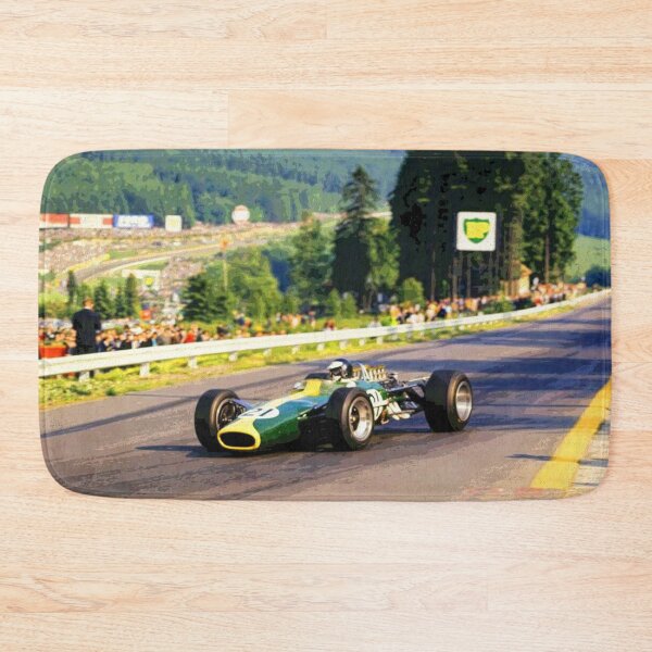 Item preview, Jim Clark racing his 1967 F1 racecar during the Belgian Grand Prix abstract designed and sold by Rodissimus1984.