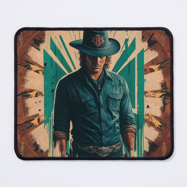 Item preview, Brooding Cowboy Portrait designed and sold by martaroo.