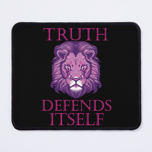Item preview, The truth is like a lion. You do not need to defend it. Let it loose; it will defend itself. designed and sold by pelagio.