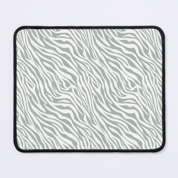 Item preview, Sage Green Animal Print Zebra Pattern  designed and sold by thelustrous.