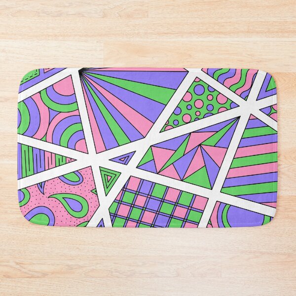 Item preview, Trigender Tri Pride Zen Doodle Abstract Modern designed and sold by JoyfulJen.