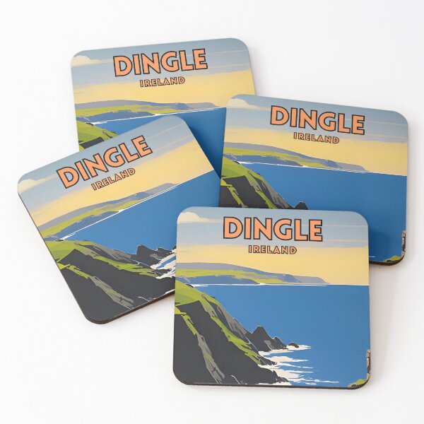 Item preview, Dingle Ireland Vintage Retro Travel designed and sold by ZionPosteria.