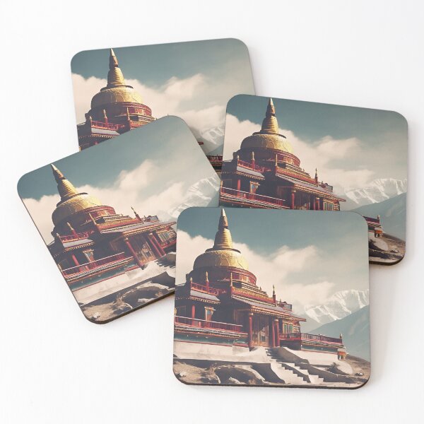 Item preview, Temple in the Himalayas of Tibet designed and sold by JoreJj Z. Elprehzleinn.