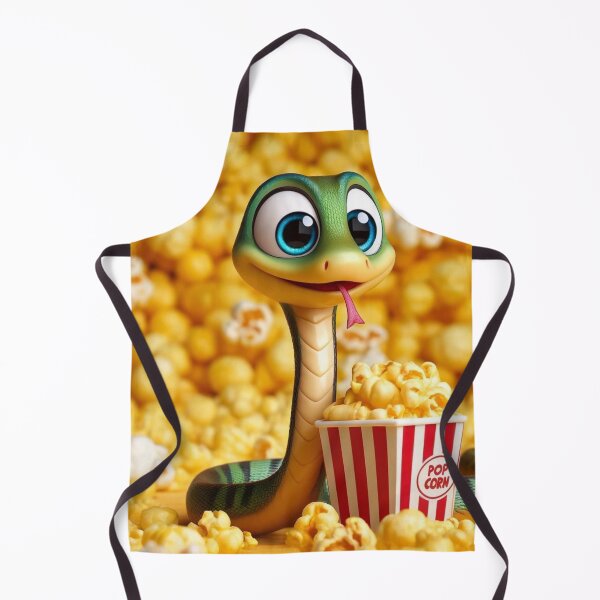 Item preview, Movie Night with a Snacking Aesculapian Snake designed and sold by Sillytoe.