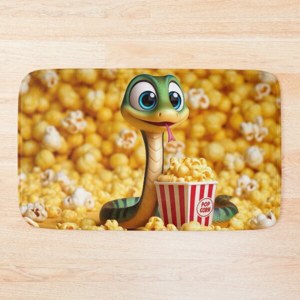 Item preview, Movie Night with a Snacking Aesculapian Snake designed and sold by Sillytoe.