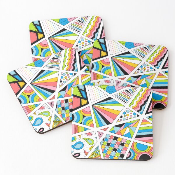 Item preview, Queer Pride Zen Doodle Abstract Modern Tropical designed and sold by JoyfulJen.