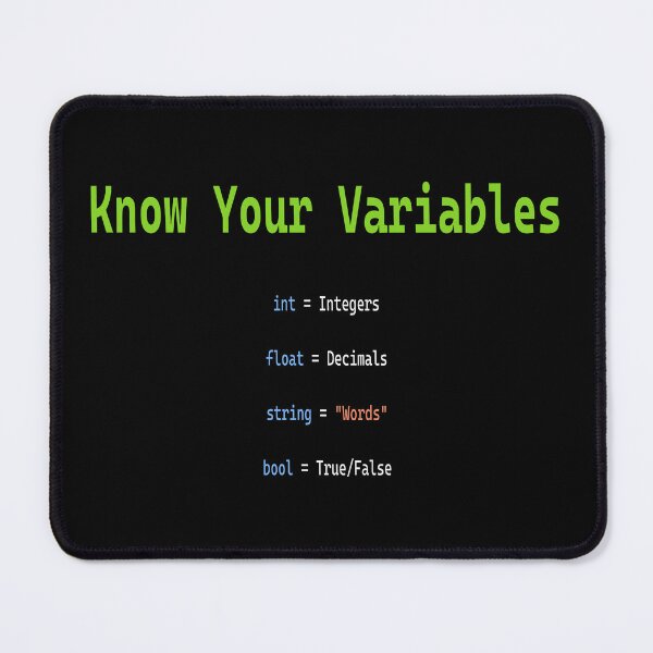 Item preview, Know your Variables designed and sold by The-Stellerium.