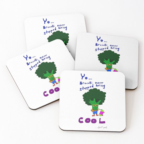Item preview, Funny Boccoli Design -Veggies are Cool designed and sold by Jon Mardin.