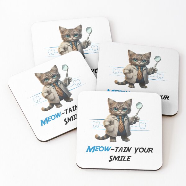 Item preview, Funny Dentist Cat  designed and sold by Meow Cat.
