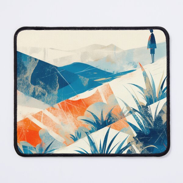 Item preview, Abstract Geometric Landscape: Serene Contemplation designed and sold by Mauro Brito.