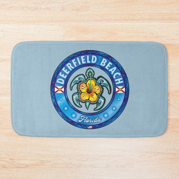Item preview, Deerfield Beach Florida sea turtle hibiscus designed and sold by studioss76.