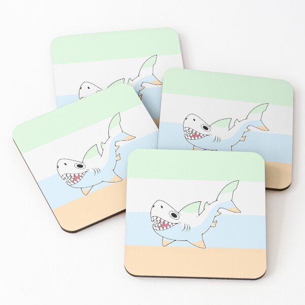 Item preview, silly goofy unlabeled shark designed and sold by zitronen-hai.