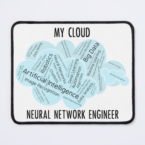 Item preview, Neural Network Enginneer Cloud Landscape Unveiled designed and sold by SportsT-Shirts.