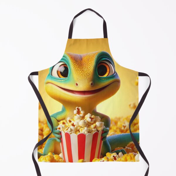 Item preview, Popcorn Delight with Agama Lizard designed and sold by Sillytoe.