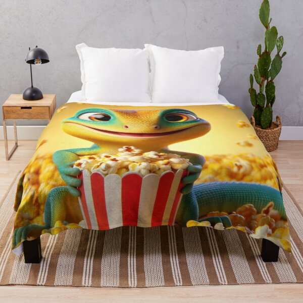 Item preview, Popcorn Delight with Agama Lizard designed and sold by Sillytoe.