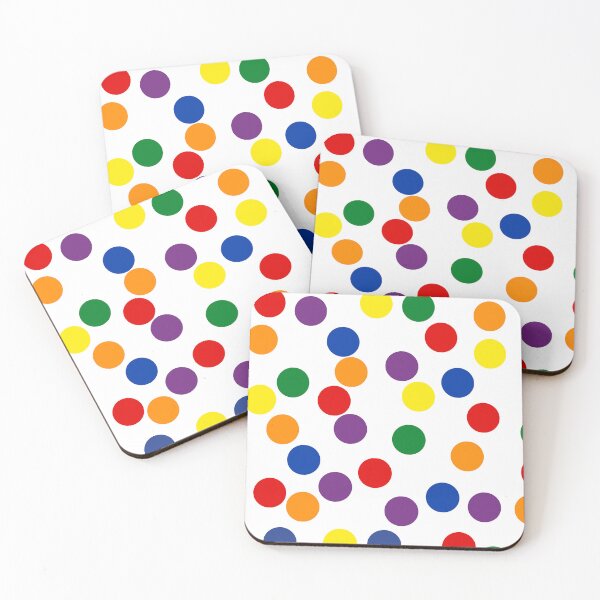 Item preview, Pride flag polka dots designed and sold by River Graphic Design.