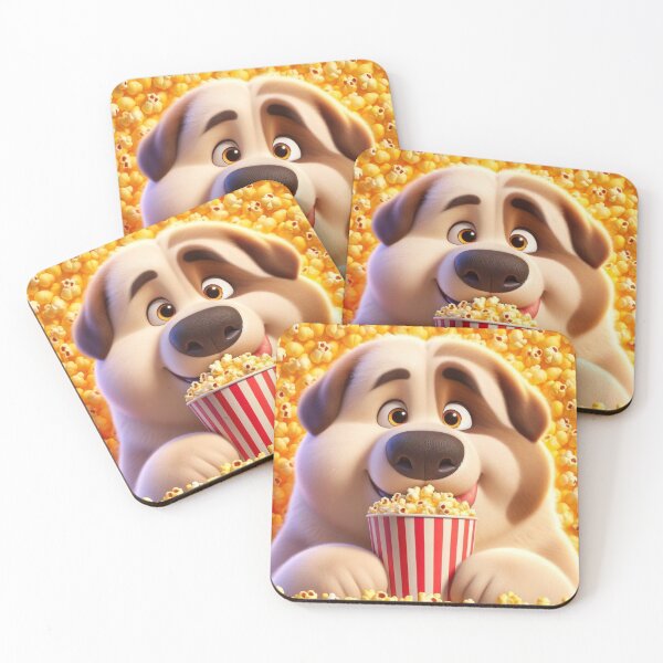 Item preview, Popcorn Heaven with Alabai designed and sold by Sillytoe.