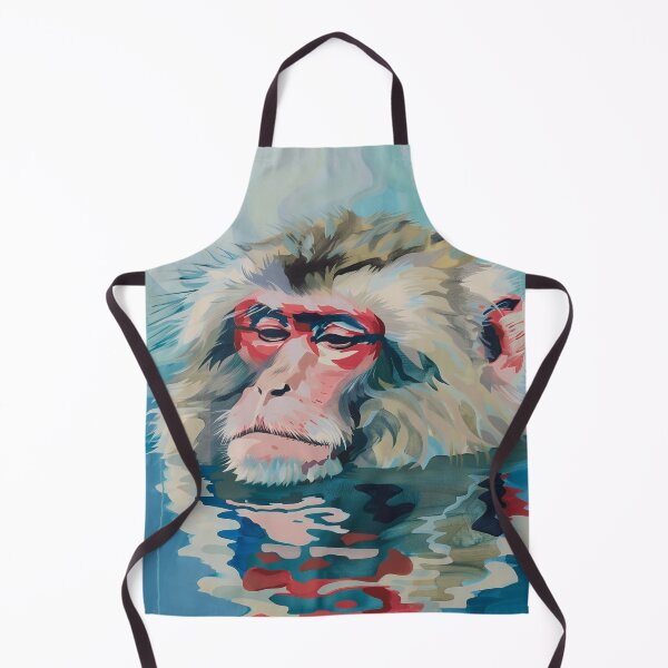 Item preview, Japanese Macaque in a Steaming Hot Spring designed and sold by RiverwoodGiftCo.