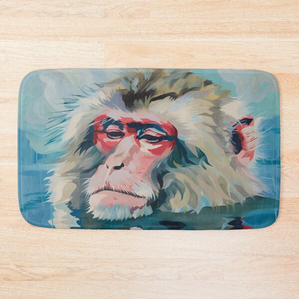 Item preview, Japanese Macaque in a Steaming Hot Spring designed and sold by RiverwoodGiftCo.