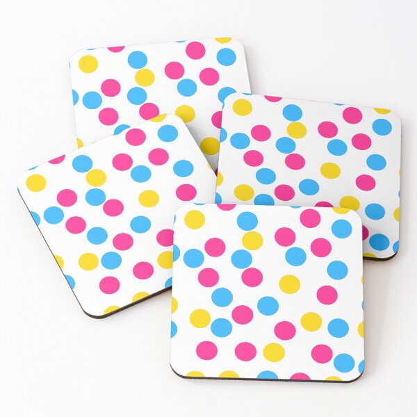 Item preview, Pansexual Pride polka dots designed and sold by River Graphic Design.