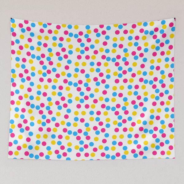 Item preview, Pansexual Pride polka dots designed and sold by River Graphic Design.