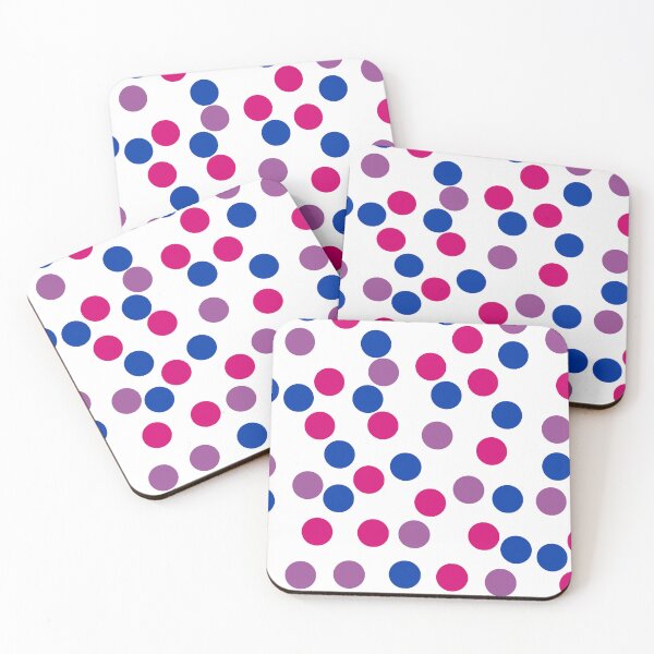 Item preview, Bisexual Pride polka dots designed and sold by River Graphic Design.