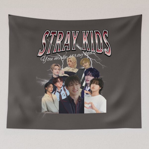 Item preview, Stray Kids 90's Vintage Print designed and sold by jubble-designs1.