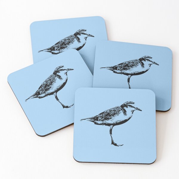 Item preview, Red-capped Plover Dotterel Black Design  designed and sold by designsasstultd.