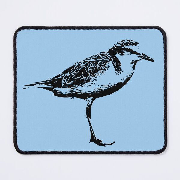 Item preview, Red-capped Plover Dotterel Black Design  designed and sold by designsasstultd.