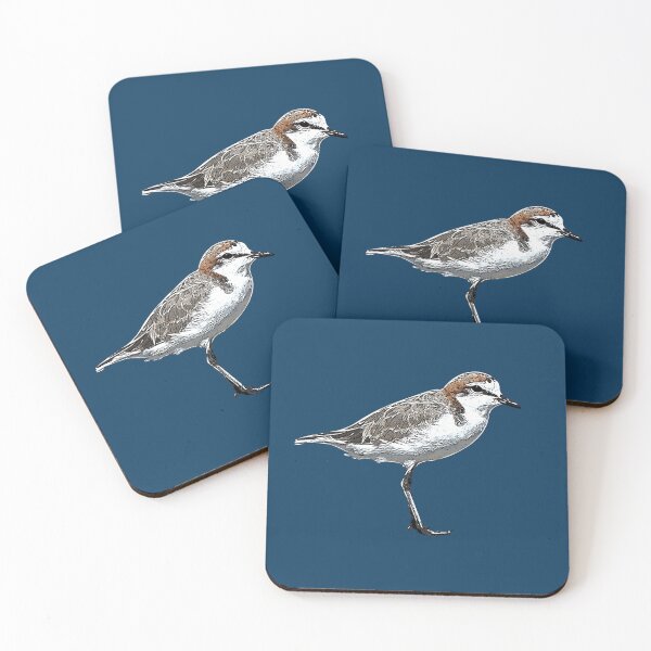 Item preview, Red-capped Plover Dotterel White Alternate Design  designed and sold by designsasstultd.