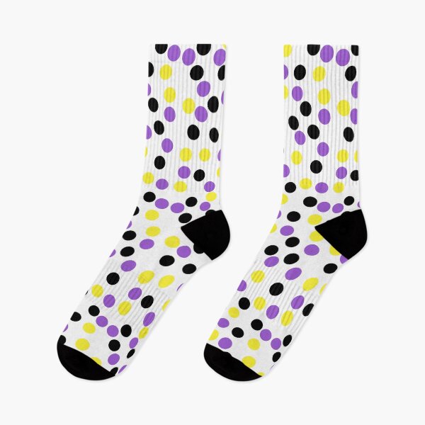 Item preview, Nonbinary Pride polka dots designed and sold by River Graphic Design.