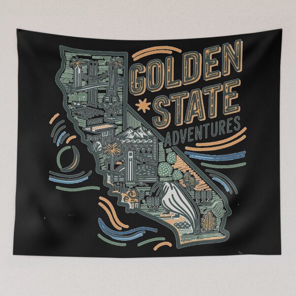 Item preview, Golden State Adventures - California designed and sold by Kashear.