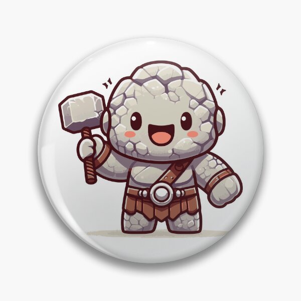 Item preview, korg the stone man cute designed and sold by Ren-Zou.