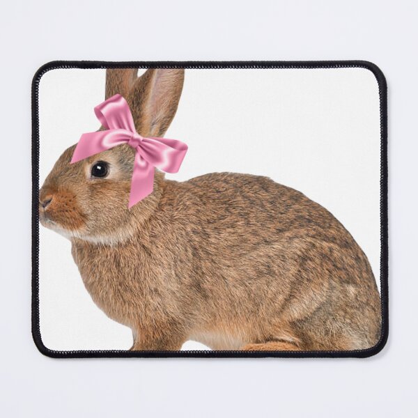 Item preview, bunny wearing bow designed and sold by SillyLittleSnek.